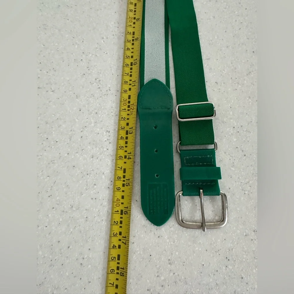 Adidas ADJUSTABLE ELASTIC BASEBALL BELT! Youth 18” - 32”. Green. Softball.